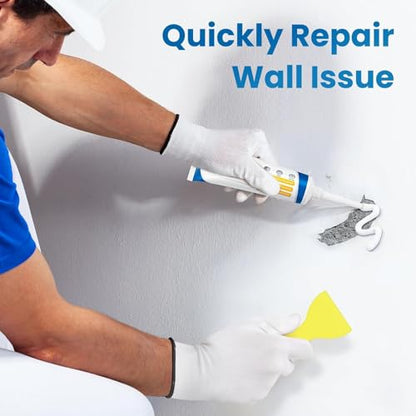 3 Pack Drywall Patch Repair Kit, Wall Mending Agent for Holes & Cracks, Drywall Patch Repair Kit with Spackle Paste, Wall Repair Paste for Nail Holes, Dents & Small Damage