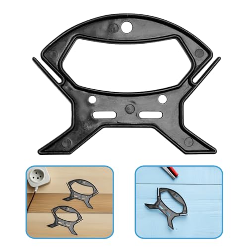 DOITOOL Cord Organizer Wrap Wire Storage Winder Cord Storage Reel Cable Management Holder 10 Pack Compact 5.11X3.89X0.39 Inch for Home and Industrial Use