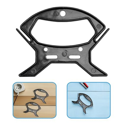 DOITOOL Cord Organizer Wrap Wire Storage Winder Cord Storage Reel Cable Management Holder 10 Pack Compact 5.11X3.89X0.39 Inch for Home and Industrial Use