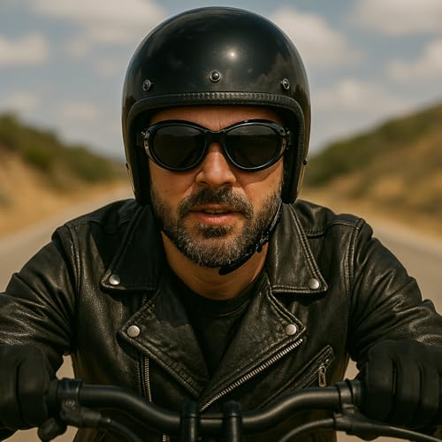 Birdz Eyewear Eagle Red Baron Motorcycle & Airsoft Goggles Clear and Super Dark Lenses for All-Weather, ATV, Biker, Extreme Sports, and Dust Protection