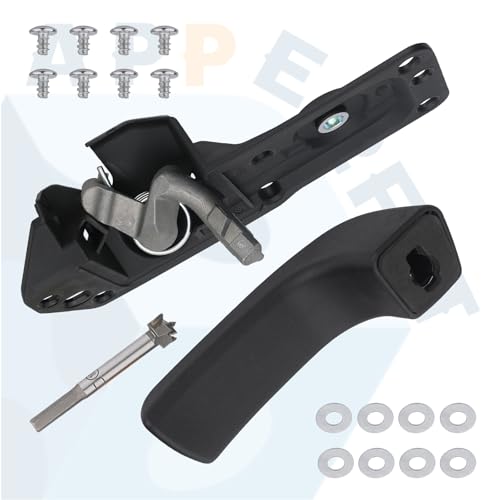 APPERFiT Interior Door Handle for Right Passenger Side Door Panel Compatible with 2007-2014 Chevy Chevrolet Silverado/GMC Sierra Truck 1500 2500 3500 Door Parts 20833602 20871483 - size: RH