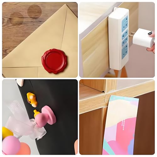 100 Pcs Double Sided Sticky Dots, 0.59" Museum Putty Clear Removable, Balloon Sticky Dots with Handle for Festival Home Office Party Poster Putty for Wall Decorations - size: 100pcs-15mm/ear