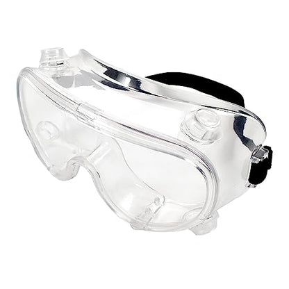 HQRP UV Protective Safety Glasses Goggles for Yard work, Gardening, Lawn mowing, Weed whacking, Hedge trimming, Woodwork etc. - color: Clear Goggles