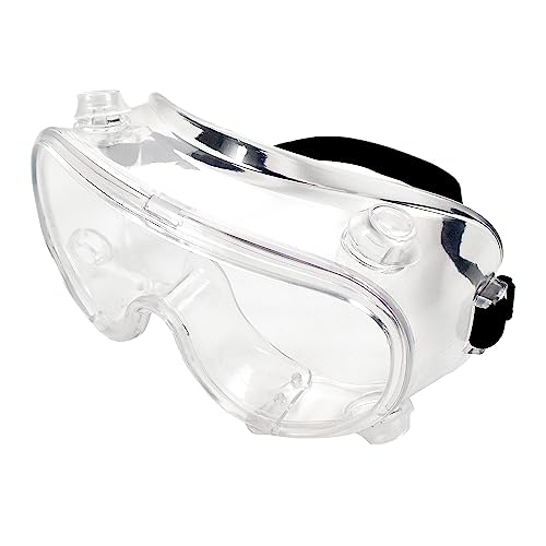 HQRP UV Protective Safety Glasses Goggles for Yard work, Gardening, Lawn mowing, Weed whacking, Hedge trimming, Woodwork etc. - color: Clear Goggles
