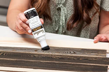Varathane 368031 Less Mess Wood Stain and Applicator, 4 oz, Ebony - color: Ebony, size: 4 Ounce (Pack of 1)