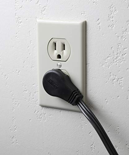Prime Wire & Cable EC932610 Snug Plug Extension Cord,Black,10 ft
