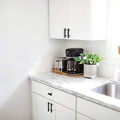 Goldenwarm 25 Pack Black Cabinet Handles 3"(76mm) Matte Black Cabinet Pulls T Bar Drawer Pulls for Kitchen Cupboard & Drawer Hardware - color: Black, size: 3 Inch Hole Center