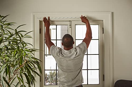 Duck MAX Strength Window Insulation Kit, Winter Window Seal Kit Fits up to 5 Windows, Heavy Duty Shrink Film Cuts to Size for Easy Indoor Installation, Window Tape Included,62 in. x 210 in., Clear - size: Standard Window - 30 Pack
