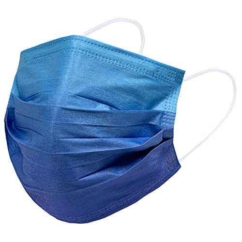 Disposable Safety Mask 3 Layer Protection Face Mask for Adults 50 pcs (Transition 2) - color: Transition 2