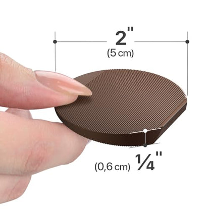 X-Protector Furniture Levelers - 30 PCS 2" - Brown Rubber Shims for Leveling - Multi-Purpose Leveling Feet to Prevent Furniture from Wobbling - Good for All Kinds of Furnishings! - size: 2 Inches