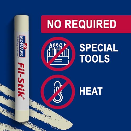 Mohawk Fil-Stik Wax Putty Stick for Wood Repair, Antique White M230-0412, 1 Count