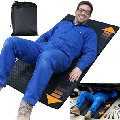 Rolling Creeper Mat, 145×67cm Portable Under Car Repair Pad with Storage Bag, Mechanics Mat for Low Clearance, Auto Repairing Tool for Working On The Ground, Gifts for Him Men Dad Husband Fathers 2026