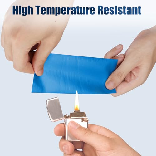 Blue Duct Tape Heavy Duty, 1.88 Inch x 35 Yard Waterproof Strong Adhesive Duct Tape for Indoor Outdoor Repairs Tear by Hand, 1 Roll - color: Light Blue