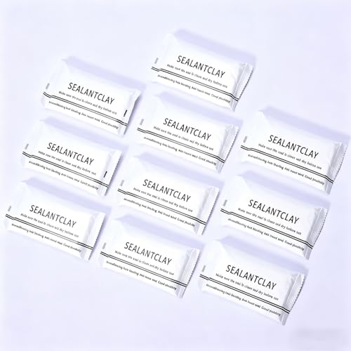 9PCS Waterproof Sealant Mastic,Repair Sealing Clay,Quick Mending Mud for Drain Connection for Drain Connection, Wall Hole, Air Conditioning Hole Seal Putty