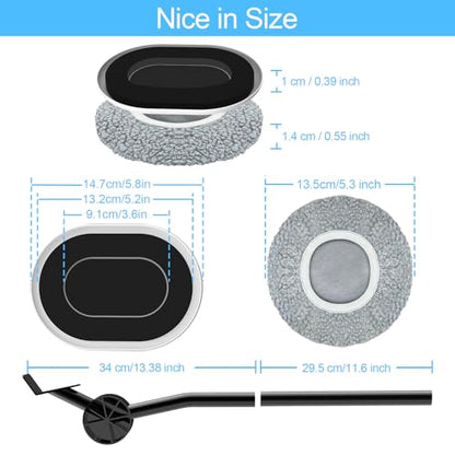 Furniture Sliders for Hardwood Floors: Multi-Surface 3-in-1 Furniture Movers Sliders - Moving Pads with 8PCS Carpet Sliders+4PCS Hard Floor Socks+1 Lifter - Protect Floor and Easily Move Furniture - size: 5.8*4.3in Oval 8+4+1Pack