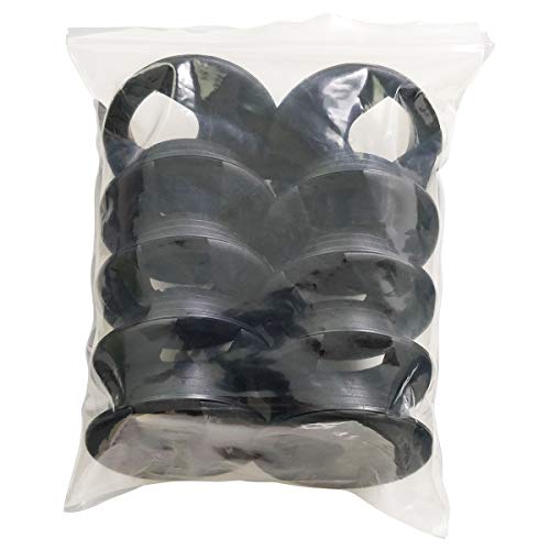 TTSAM Desk Grommet Desk Hole Covers 2 Inch Black Plastic Grommets Table Grommet Cap，Used for Wire and Cable Finishing on Office Computer Desk (Pack of 10) - color: Black, size: 50 mm/ 2 Inch Mounting Hole Diameter