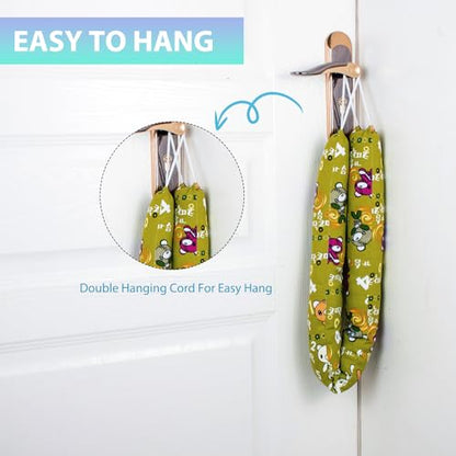 Weighted Door Draft Stopper, 2 Pack 36 Inch Under Door Blocker, Bottom of Door Window Air Noise Light Gap Filler, Saving Energy Cartoon Print Canvas Cotton 2.2Lb - size: 36 inch