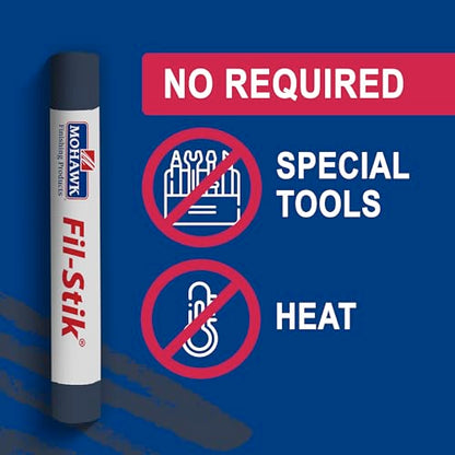 Mohawk Fil-Stik Wax Putty Stick for Wood Repair, Royal Blue M230-1509, 1 Count