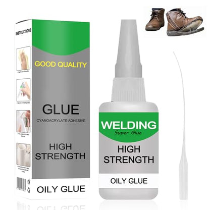 Welding High Strength Oily Glue, Universal All-Purpose Super Glue, Fast Drying Strong Glue Quick Repair Instant Bonding Adhesive for Metal, Plastic, Wood, Ceramic - color: 1pcs