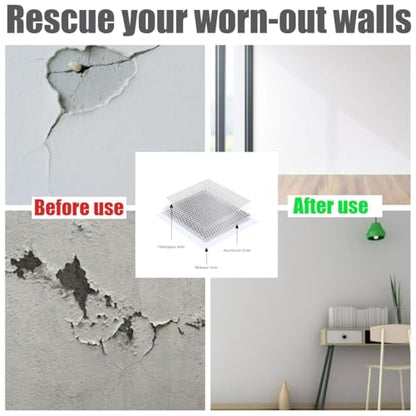 GALAXYFIBER Drywall Repair Kit, 16 Pieces, 4-6-8 inch Drywall Patch kit, Wall Repair Patch kit, Wall Patch Repair kit, Drywall Hole Patch, Drywall Patch kit, Wall Hole Repair kit, Drywall Patch Hole.