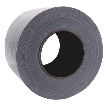 Brixwell Duct Tape Heavy Duty 4 Inch x 60 Yards Gray, Waterproof Adhesive Roll with Reinforced Cotton Mesh Backing, Professional Grade for Indoor Outdoor Repairs, Sealing, Bundling, Packaging Use - size: 4" x 60 yards