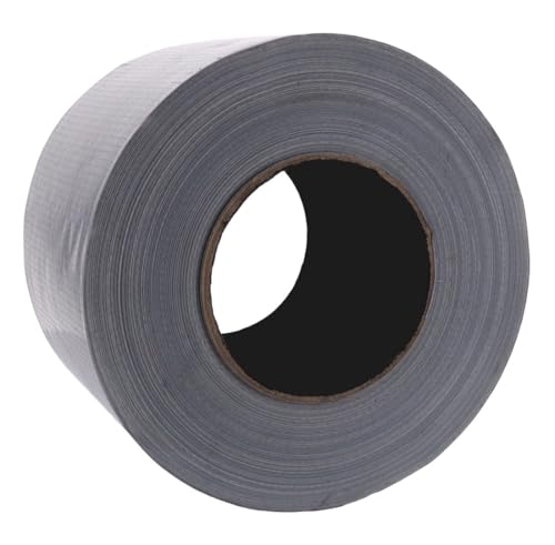Brixwell Duct Tape Heavy Duty 4 Inch x 60 Yards Gray, Waterproof Adhesive Roll with Reinforced Cotton Mesh Backing, Professional Grade for Indoor Outdoor Repairs, Sealing, Bundling, Packaging Use - size: 4" x 60 yards