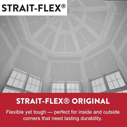 Drywall Tape – Original Pro-Pack Drywall Repair Corner Bead – Finishes Inside or Outside 90 Degrees and Off-Angle Corners – Replaces Standard Bead, Uses Less Compound – 6 Rolls of 50" - size: 6 pack