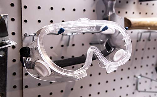 EyePRO Safety Glasses & Goggles Set, Clear Anti-Fog Lens, UV400 Protection, ANSI Z87.1 Certified, Adjustable, 6/12 Pack - style: Clear Lens 6 Pack Safety Goggle