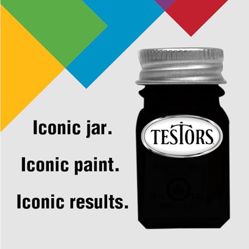 Testors 1146TT Enamel Paint, 0.25 Oz, Metallic Silver - color: Silver, size: 0.25 Fl Oz (Pack of 1)