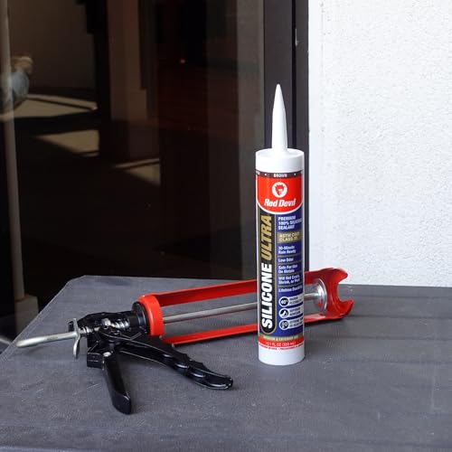 Red Devil 078040 Silicone Ultra 100% RTV Silicone Sealant, 10.1 oz., Brown, 1 Pack - color: Brown, size: 1 - Pack, style: 10.1 oz.