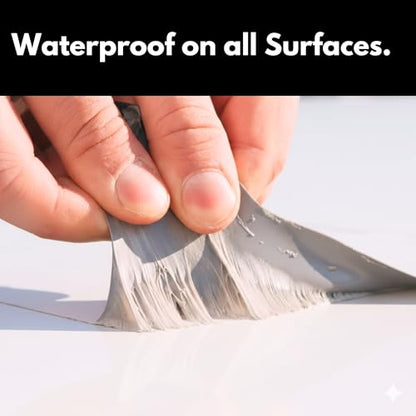 HSS RV Sealant Tape with MicroSealant - Waterproof Commercial Roofing Tape for Roof and RV Repair - UV- & Weatherproof - White - 4 inch x 50 ft. - color: White, size: 4" x 50'