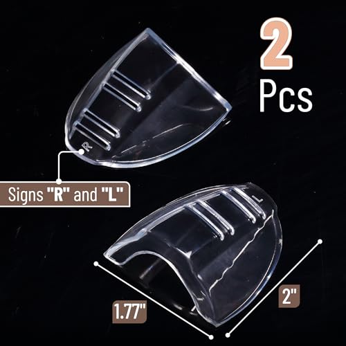 UNCO- Safety Side Shields for Glasses, 2/4/6/10/12/16/20/24/30/32 pcs, Safety Glasses Side Shields for Eyeglasses - style: 2 Pcs