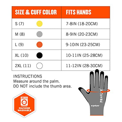 Ergodyne ProFlex 7072 Cut Resistant Work Gloves - size: Small