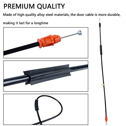 Door Cable Latch Kit Compatible with 2007-2014 Chevy Silverado Tahoe Yukon Sierra Escalade, 31" Driver/Passenger Side Front Doors for Power Door Locks-Replace 924-367, 22862026 Door Latch Cable Repair - size: 31" Door Latch Release Cable