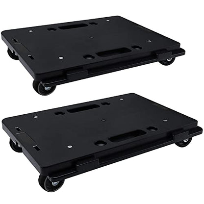 Furniture Dolly for Moving 2 Pack, Multi-Functional Heavy Duty Interlocking Rolling Mover with Wheels, 450 LBs Capacity, Made in Taiwan