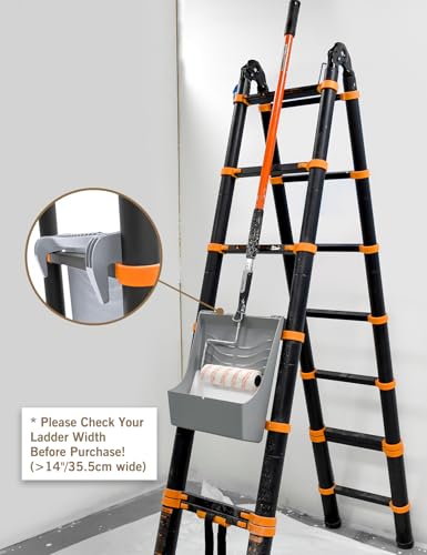 ROLLINGDOG Multifunction Paint Tray for Ladder – Ladder Paint Tray Idea for Household or Construction Use - color: Paint Tray