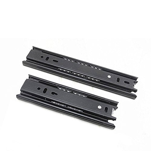 Furniture 6-inch Length Full Extension Drawer Slides Telescopic Ball Bearing Slide Rail 2pcs
