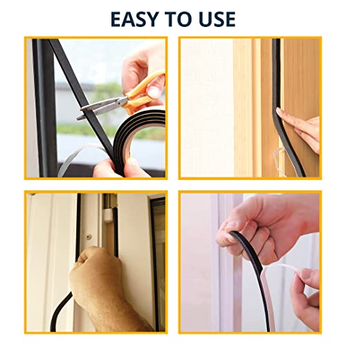 Alenor EPDM Black Foam Insulation Tape Self Adhesive 1/8"x1" x 33' Ft –Pack of 1- Weather Stripping for Doors & Windows,Soundproofing,Door Seal,Weatherstrip,Pipe Cooling,Air Conditioning Seal Strip - size: 1/8"x1" x 33' Ft