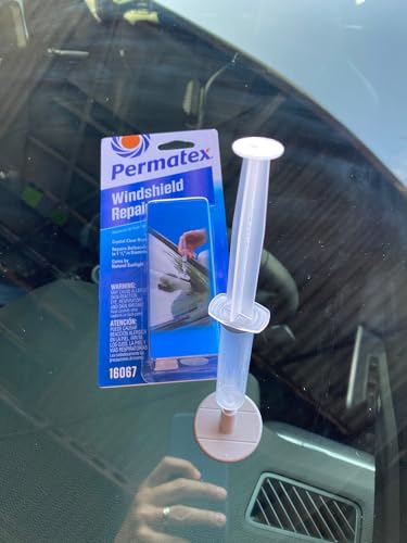 Permatex 16067 Bullseye Windshield Repair Kit, .025 oz. Syringe, .025 Ounce Syringe , White - size: .025 Ounce Syringe