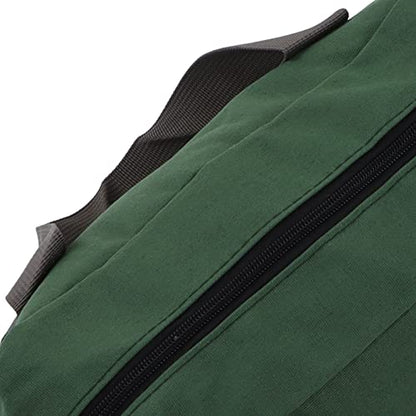 Dioche Wide Mouth Tool Bag Canvas Portable with High Capacity Storage 12in for Technicians Ideal for Hardware Tools (12 Inch) (14 Inch (33x15x24cm/12.99x5.91x9.45in))