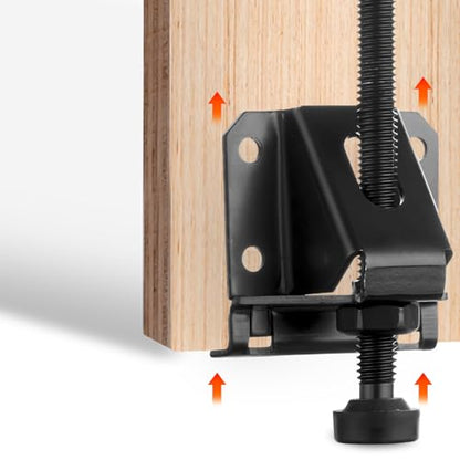 4 Pcak Adjustable Leveling Feet,Heavy Duty Furniture Levelers,Adjustable Furniture Feet,with Screws, Lock Nuts and Wrench,3 inch Adjustable Height, for Table, Cabinets