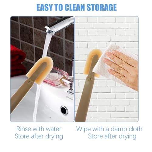 8PCS Rubber Caulking Tool, Reusable Silicone Caulking Caulk Grout Finishing Tool Sealant Spatula Spreader Kit for Kitchen Pantry Bathroom Floor Wall Corner Window Door (Set of 4 Sizes)