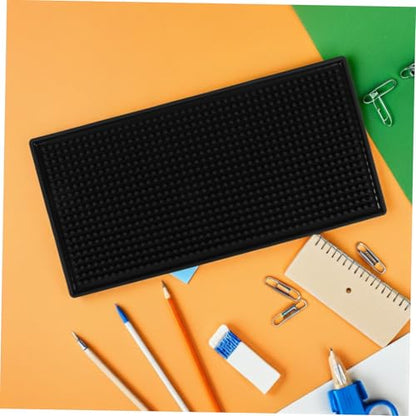 Housoutil Non-Slip Tool Bench Mat: Anti-Static Rubber Liner - Spill Pad for Workshop Tables Garage Workbenches & Craft Stations