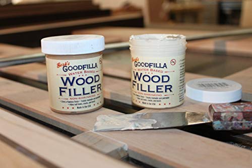 Goodfilla Mahogany, 8 oz, Wood and Grain Filler, Stainable, Tintable, Sandable, Zero Waste, Non-Toxic, USA Made - color: Mohagany, size: 8 oz