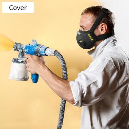 FIGHTECH Dust Mask – Reusable Face Mask with Carbon Filters and Air Valves for Woodworking, Construction, Moving - style: 14 Piece Set