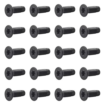 Windshield Door Tailgate Hinge Torx Screws Bolts for Jeep Wrangler CJ YJ LJ TJ 1976-2006，Replacement for Doors, Windshield,Roll Bar,Tailgate and Soft-Top Torx (Pack of 20)
