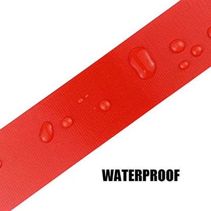 Multi-Purpose Duct Tape 2 Inch x 33 Yards, Heavy Duty, Waterproof, Great for Repairs, Packaging, Arts Crafts and DIY Projects (Red) - color: Red, size: 2 Inch