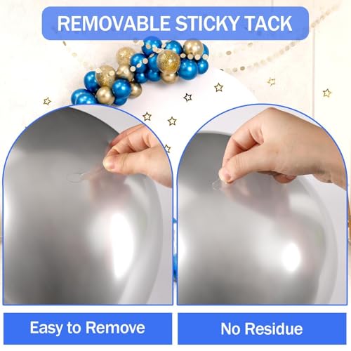 JANYUN 140 Pcs Double Sided Sticky Dots Removable Square Putty Clear Double Sided Tape for Crafts No Trace Sticky Tack Adhesive Tape (8 x 10 mm) - size: 0.31"x0.39" Square