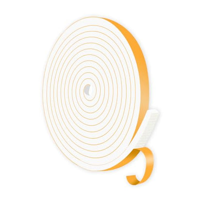 Weather Stripping Door Seal,Weather Stripping,Soundproof,Cold Insulation,High Density CR Foam Insulation Tape for Door, Front Door Frame, Windows,White (White,1/2 in x 1/4 in x 13Ft) - size: 1/2 In x 1/4 In x 13 Ft