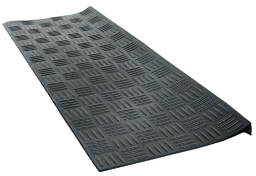 Imports Decor 832RBM, Criss Cross Rubber Step Mat, 30" by 9" by 1/4" - color: Criss Cross, size: 30" By 9" By 1/4"